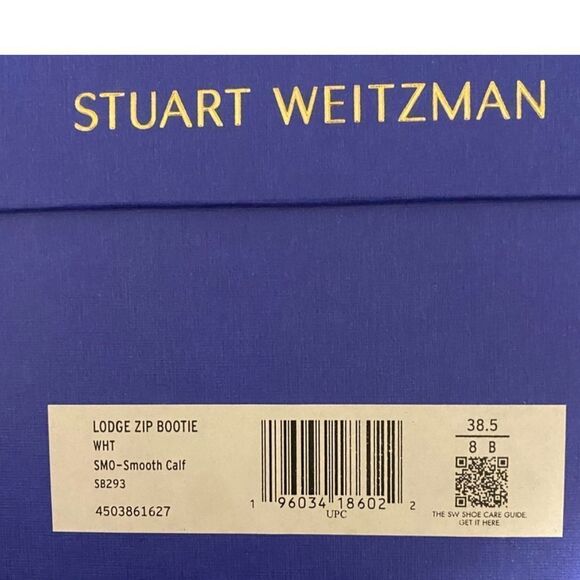 Stuart Weitzman NWT Lodge Zip Leather Bootie $695 - Picture 6 of 6
